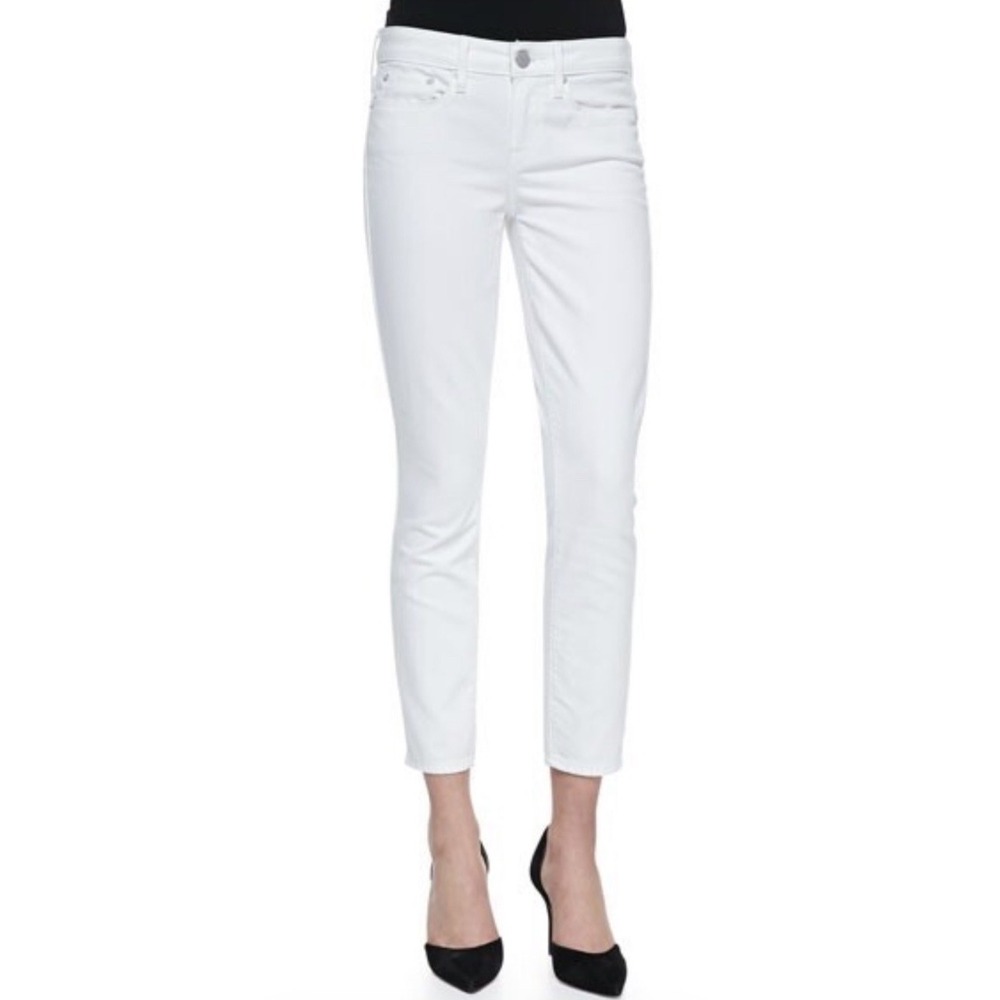Vince Women's Dylan Ankle Skinny Jeans White Size 27